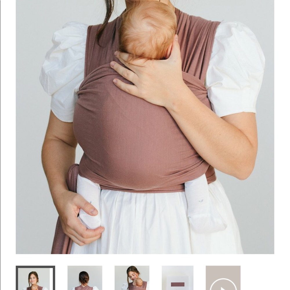 NEW Solly baby wrap - color Cottage Rose